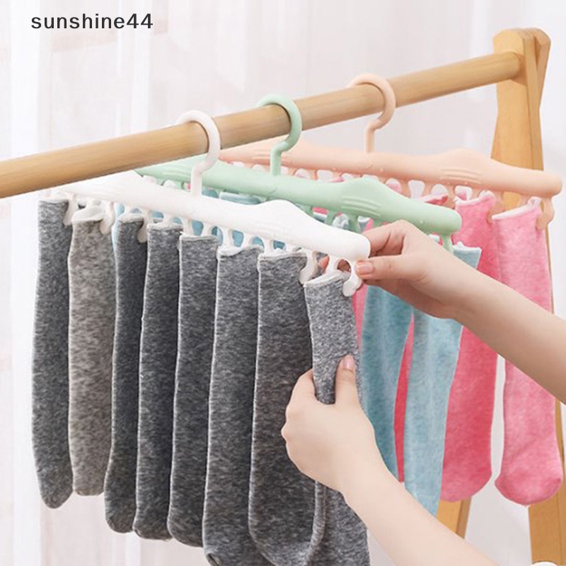 Sunshine al Windproof Clothes Clip Drying Rack Rak Gantungan Kaos Kaki ID