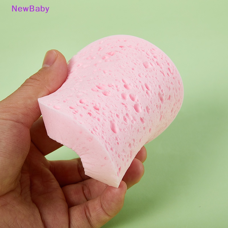 Newbaby Facial Clean Sponge Puff Pembersih Wajah Wash Pad Spons Penyerap Untuk Paing ID