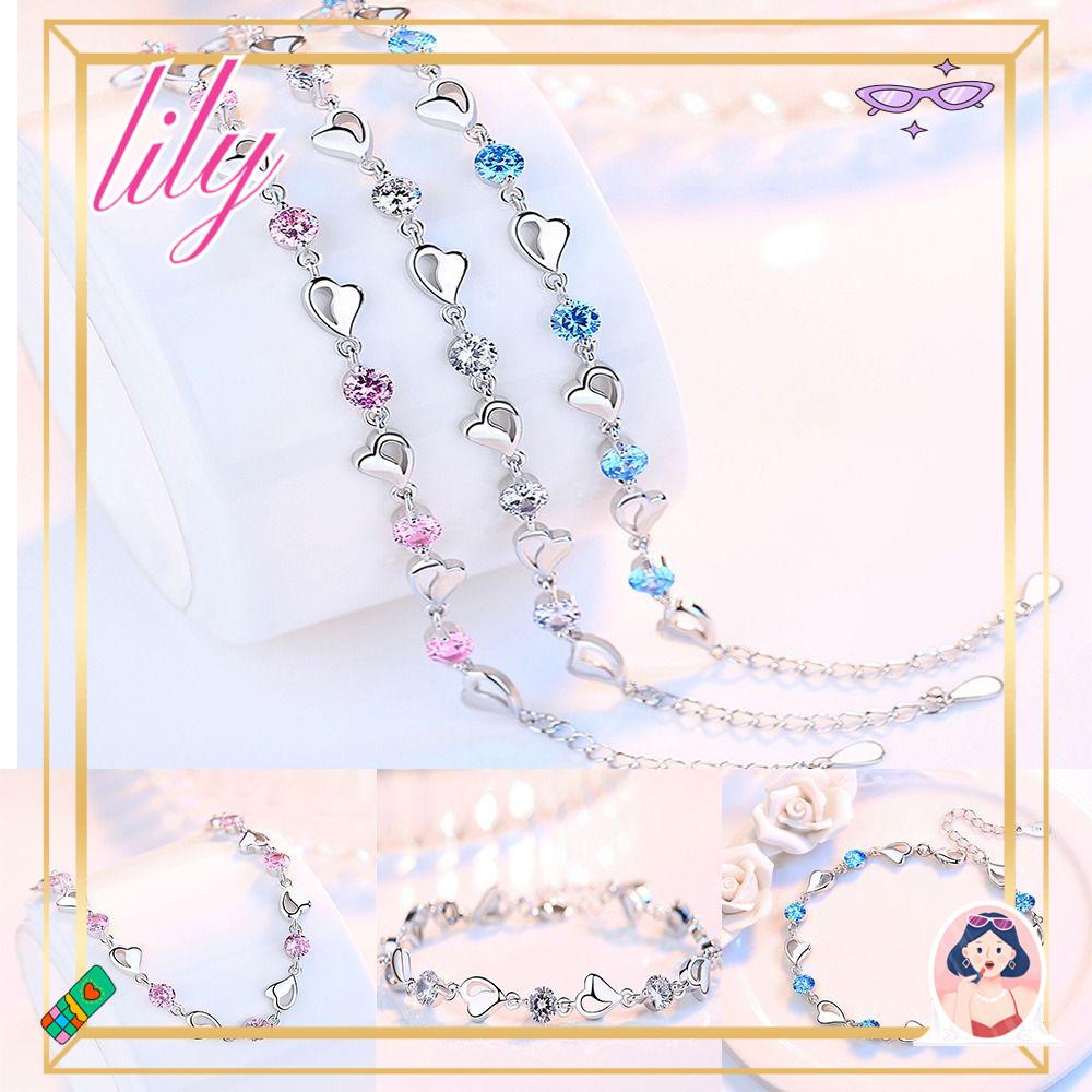 Gelang LILY Hadiah Persahabatan Adjustable Heart