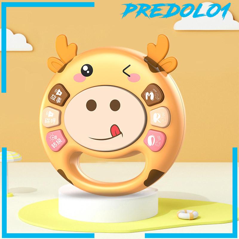 [Predolo1] Mainan Drum Bayi Menyala Piano Musik Drum Portable Untuk Anak Newborn Perempuan