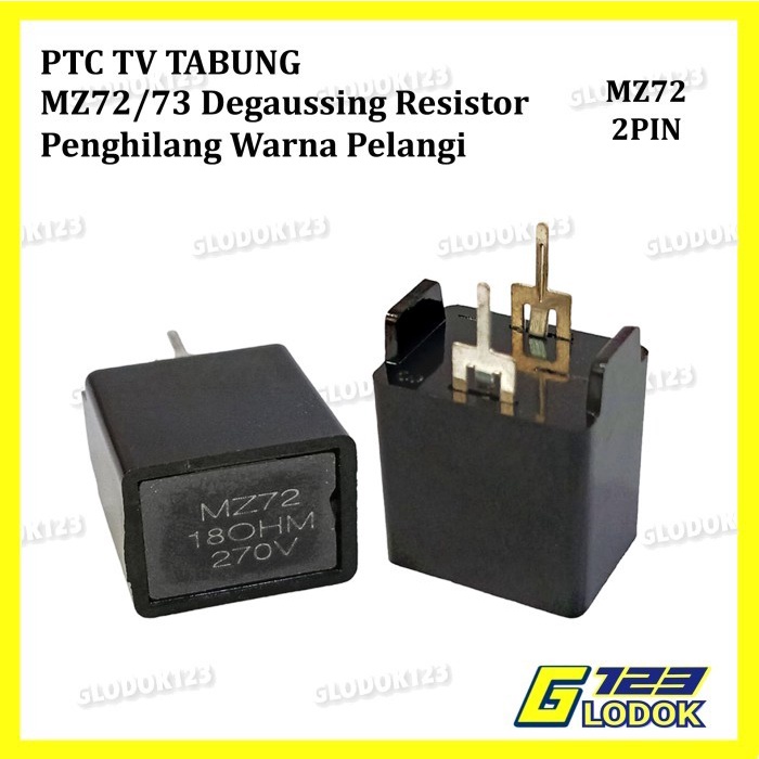 PTC 2P 3P 2 3 Pin Kaki MZ 72 73 Mesin Las TV Tabung Gosing Original