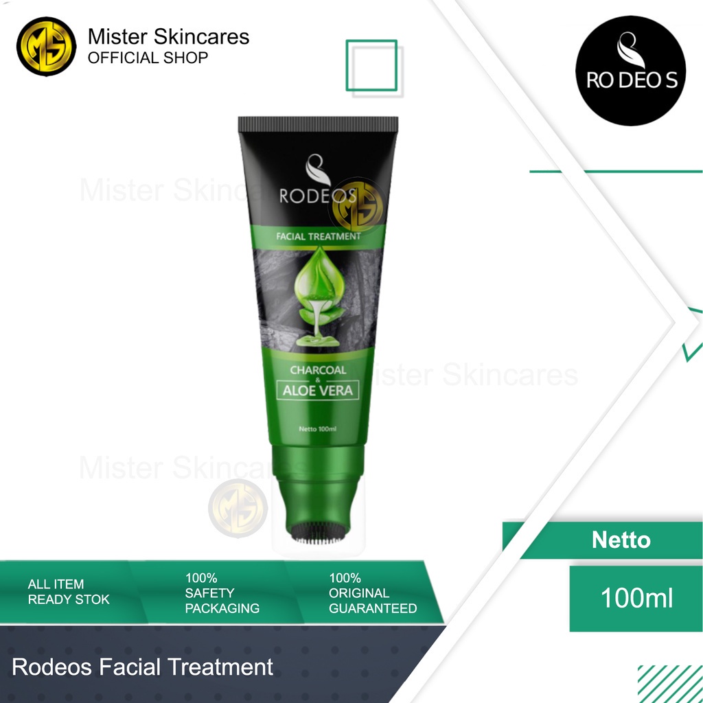 Rodeos Facial Treatment - Sabun Muka untuk Kulit Cerah Bebas Minyak Komedo Kusam &amp; Jerawat