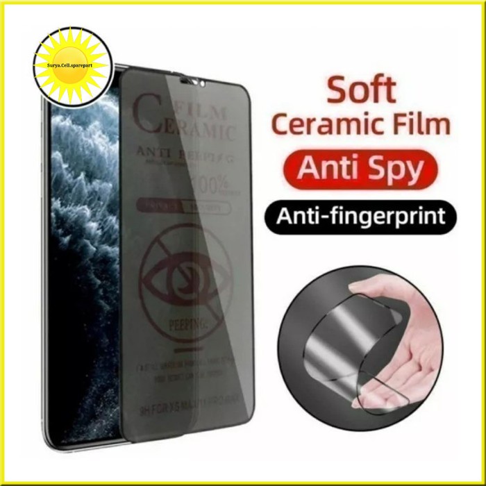 Anti Gores Ceramic Spy AntI Glare Infinix Smart 7