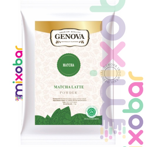 

Genova Powder Matcha Latte 1000gr l Bubuk Minuman