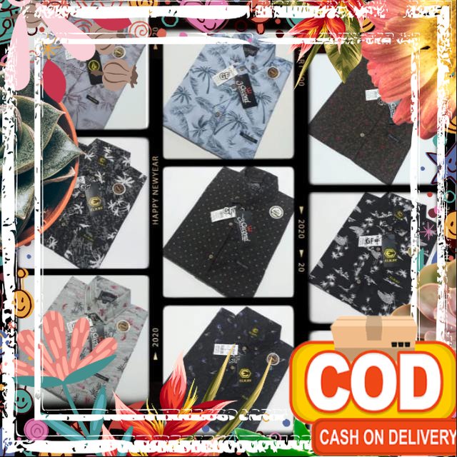 Hem Pria Hem 3second kemeja pria Hem Surfing// bisa pilih motif selain dideskripsi/ Keren 2