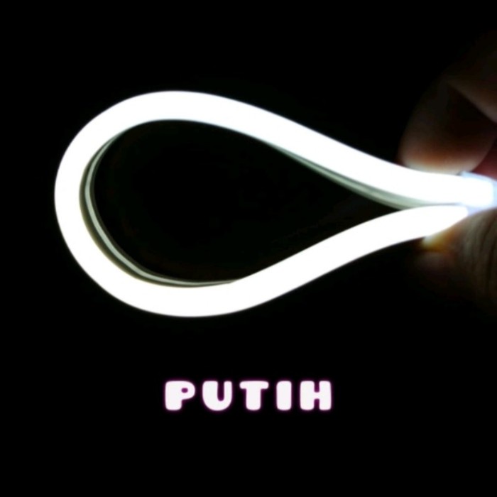 Lampu alis fleksibel neon 30cm - Putih