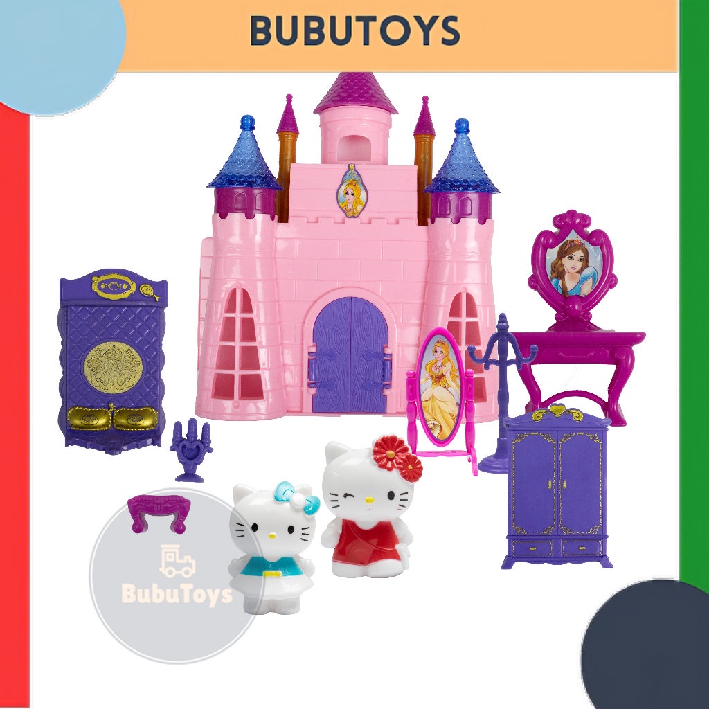 Mainan Rumah-rumahan Hello Kitty Simulasi Anak Istana Hello Kitty