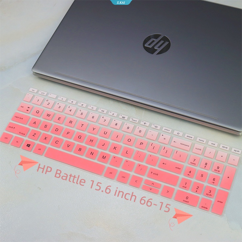 Case Keyboard Komputer Silikon Tahan Debu Untuk HP Battle 15.6 Inch 66-15 Kualitas Tinggi Cakupan Penuh Tahan Air Film Pelindung [ZK]