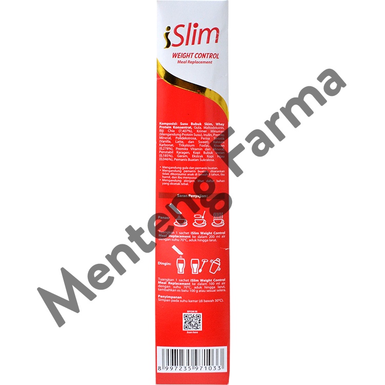 I Slim Vanilla Latte 324 Gr (6 Pcs) - Susu Diet Pengganti Makan