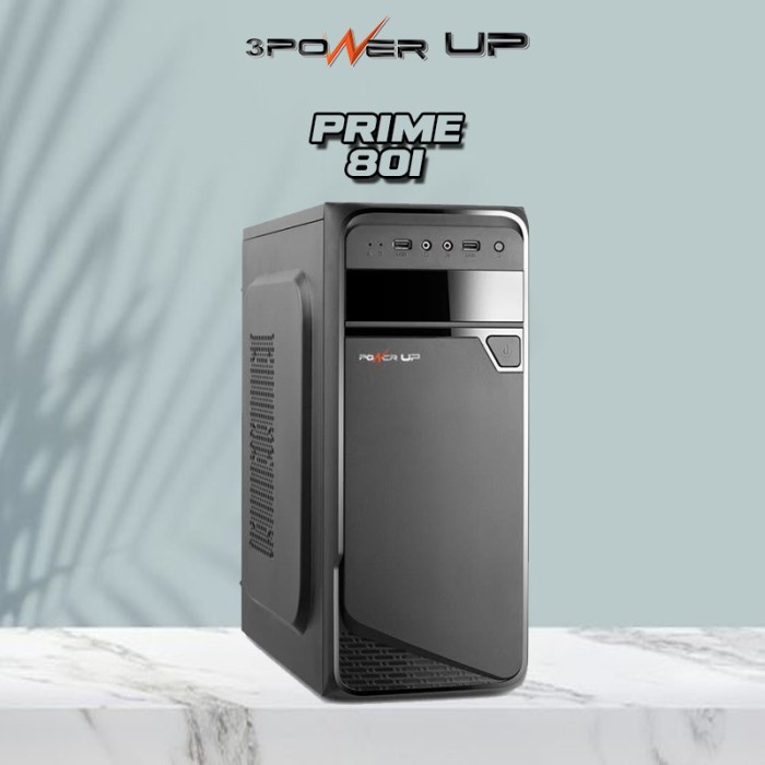 CASING 3 POWER UP PRIME SERIES 801 - With PSU NERO 225W