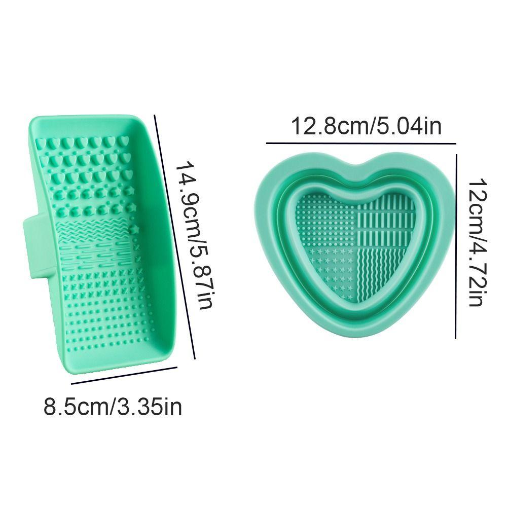 Augustina Makeup Brush Scrubber Bowl2023 Silikon Praktis Rumah Tangga Lembut Untuk Makeup Spons Bedak Puff Brush Cleaning Palette