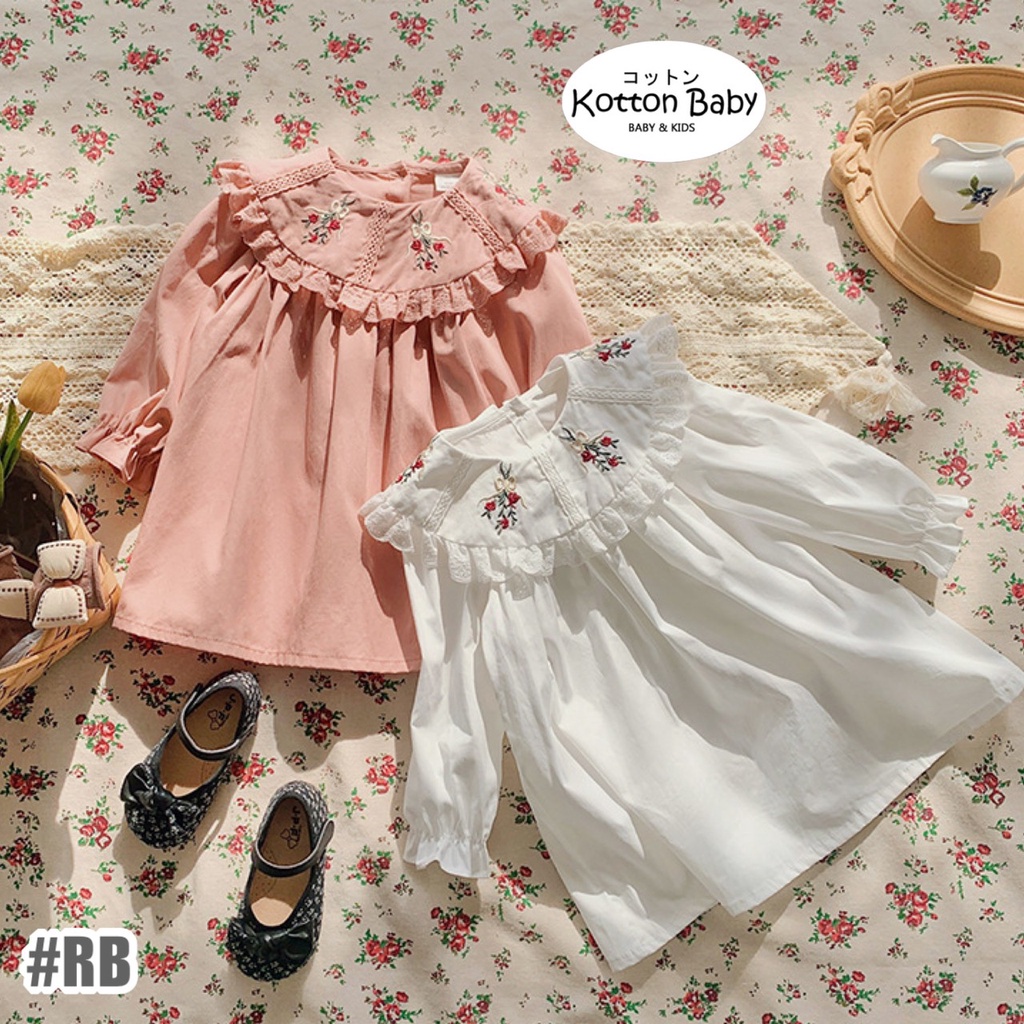 2-6thn | DRESS ANAK KOREA PESTA ELEGAN FORMAL PEREMPUAN catalog DDCM RB