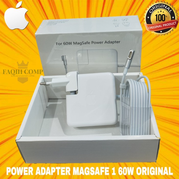 Adaptor Charger Apple MacBook Pro 2009 2011 2012 13 inch-Putih