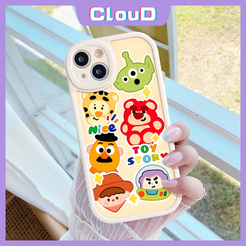 Kartun Strawberry Bear Manyo Casing Ponsel Untuk Infinix Smart6 5 Hot 10s 11s 10T 11 10 Lite Infinix Note8 Hot 10s 11 10T 11s 10 9play Cute Toy Story Lembut Tpu Penutup Belakang