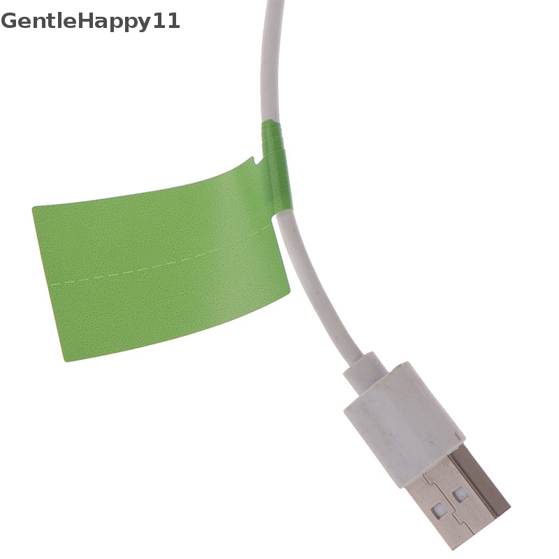 Gentlehappy 30pcs/lembar Stiker Kabel Perekat Diri Tahan Air Identifikasi Tag Warna-Warni id