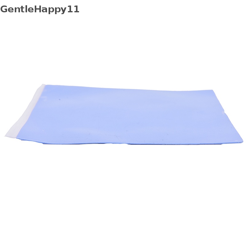 Gentlehappy Blue GPU CPU Heatsink Pendingin Thermal Conductive Silicone Pad100mmx100mmx0.5mm id