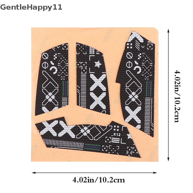 Gentlehappy Mouse Grip Tape Skate DIY Stiker Non Slip Sedot Keringat Untuk Logitech G102 G304 id