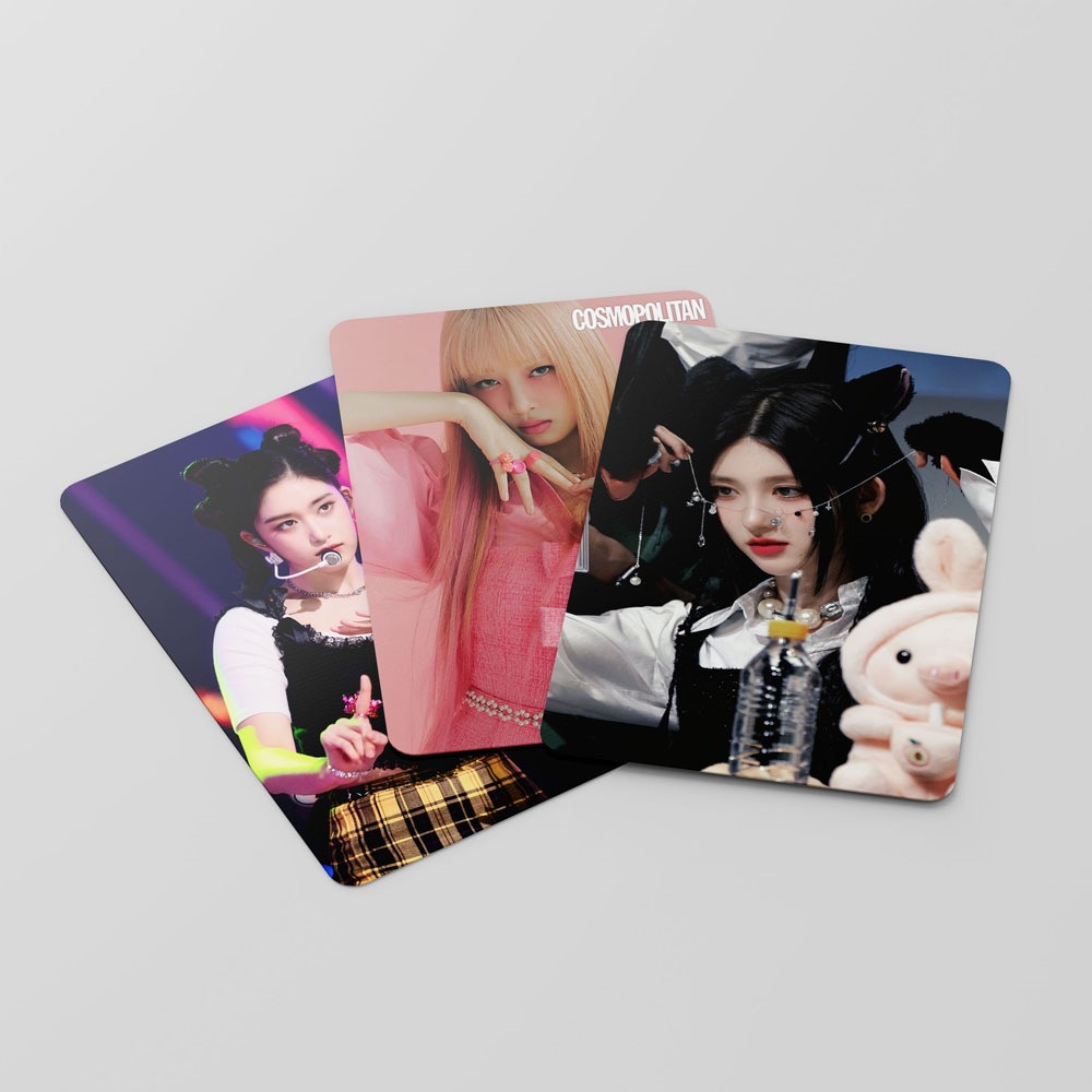 55pcs/box IVE Japan Album WAVE Photocards Kartu Lomo Kpop Postcards