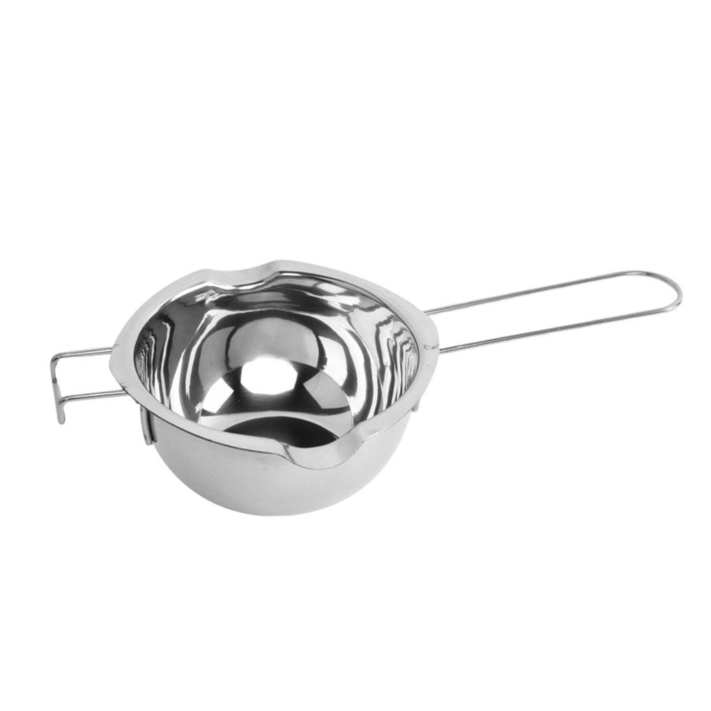 Stainless Steel Double Boiler Handheld Baking Tools Candy Steamer Bow Warmer Pot Panci Mentega Keju Dapur Gadget