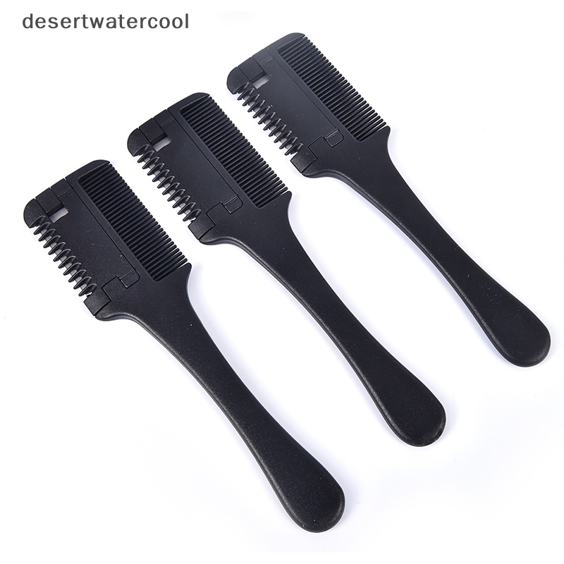 Deid Alat Cukur Rambut Sisir Double Sides Hair Cutg Penipis Pemangkas Dengan Pisau Martijn