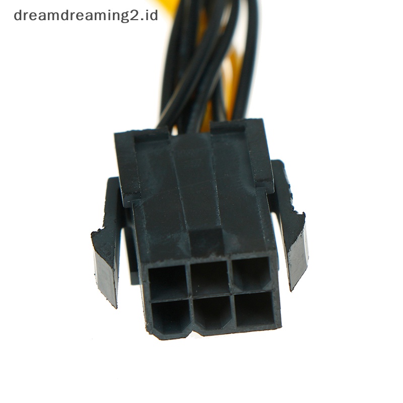 (drea) Gpu PCI-E 8Pin Untuk Double PCI-E PCI Express 8Pin (6Pin+2Pin) Splitter Kabel Power//