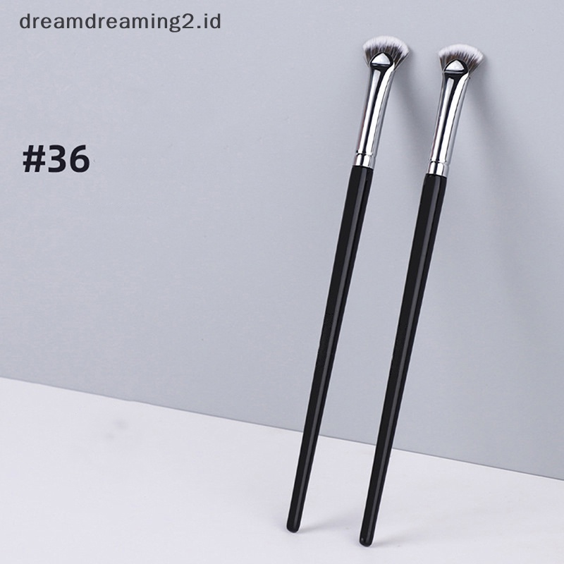 (drea) 1pc Fan Maskara Brush Fan Makeup Brush Untuk Bulu Mata Brush Makeup Tools//