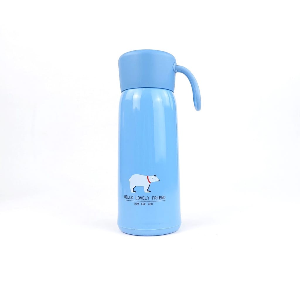 Botol Minum Kaca Lovely 400 Ml / Botol Air Minum BPA Free