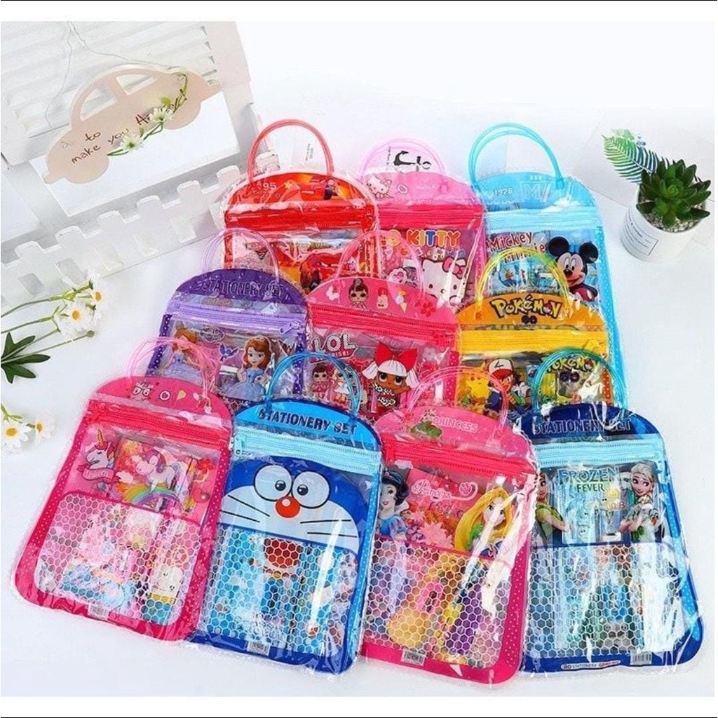 

Promo !!! 6IN1 - BAG PAKET SET STATIONERY ALAT TULIS ANAK SOUVENIR KADO ULANG TAHUN SANGAT COCOK HADIAH ULTAH