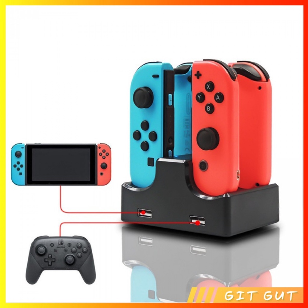 Nintendo Switch V1 V2 OLED Joycon Charging Dock Charger Charge Station