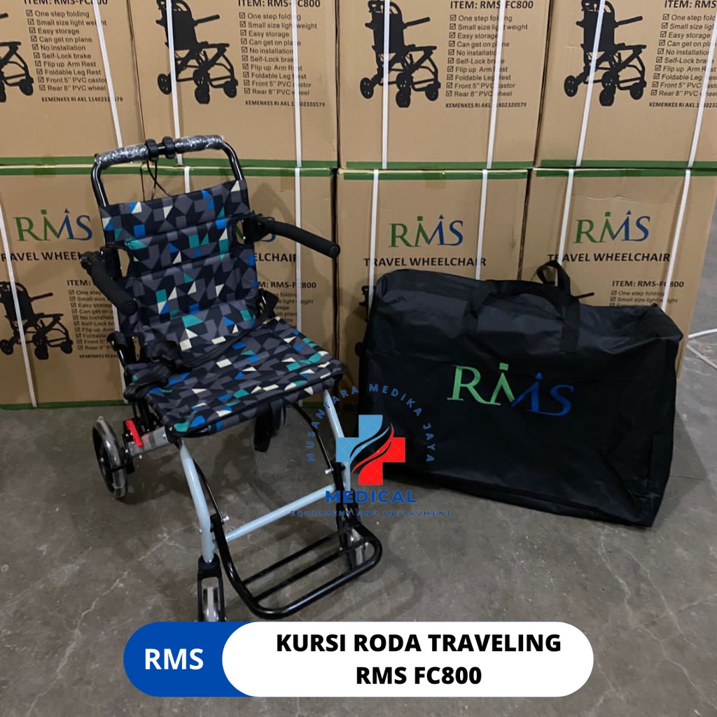 Kursi Roda Traveling RMS FC800 /Kursi roda Traveling Khusus didesain untuk umroh dan haji