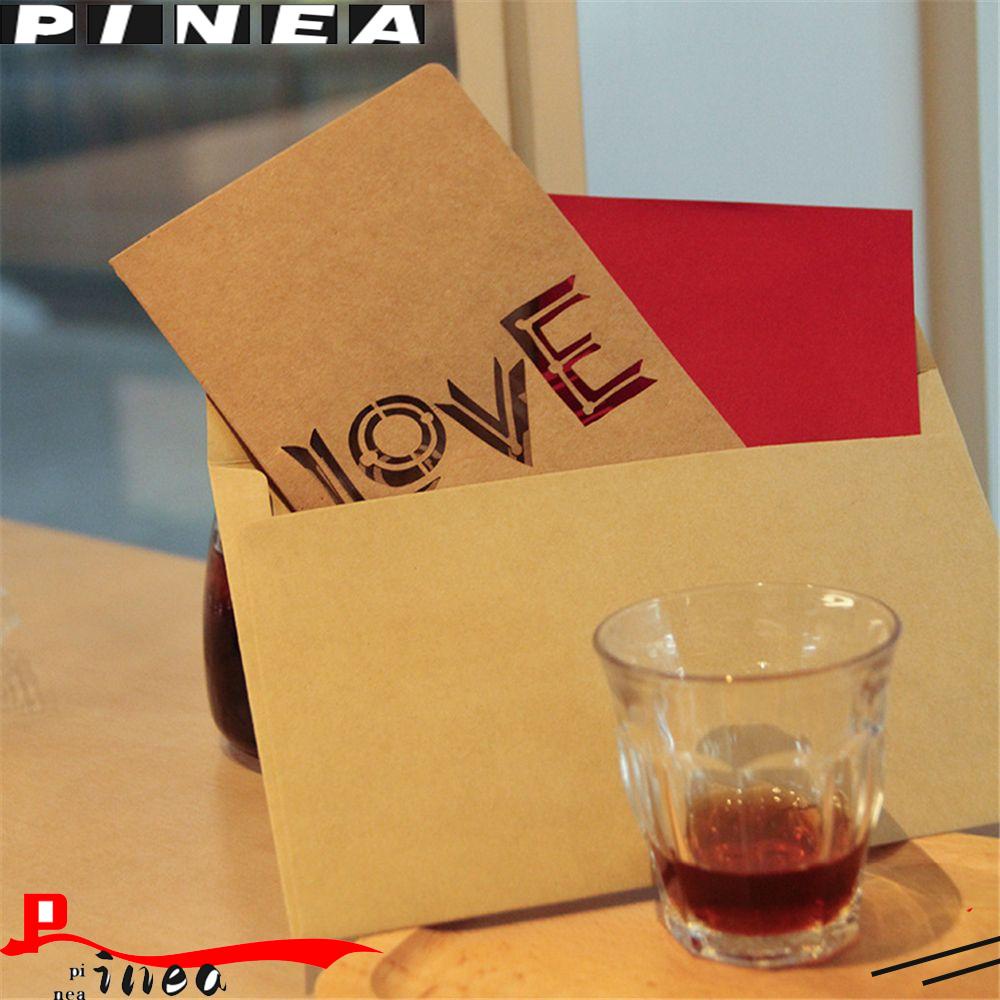 Kartu Undangan Nanas DIY Wedding Kraft Paper Ulang Tahun Valentines Day