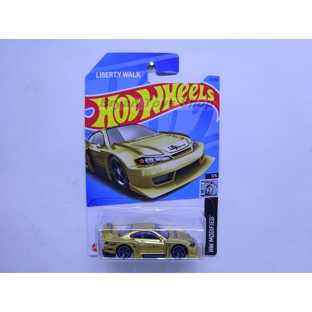 Hot Wheels ERROR TAMPO LB Super Silhouette Nissan Silvia S15 Gold