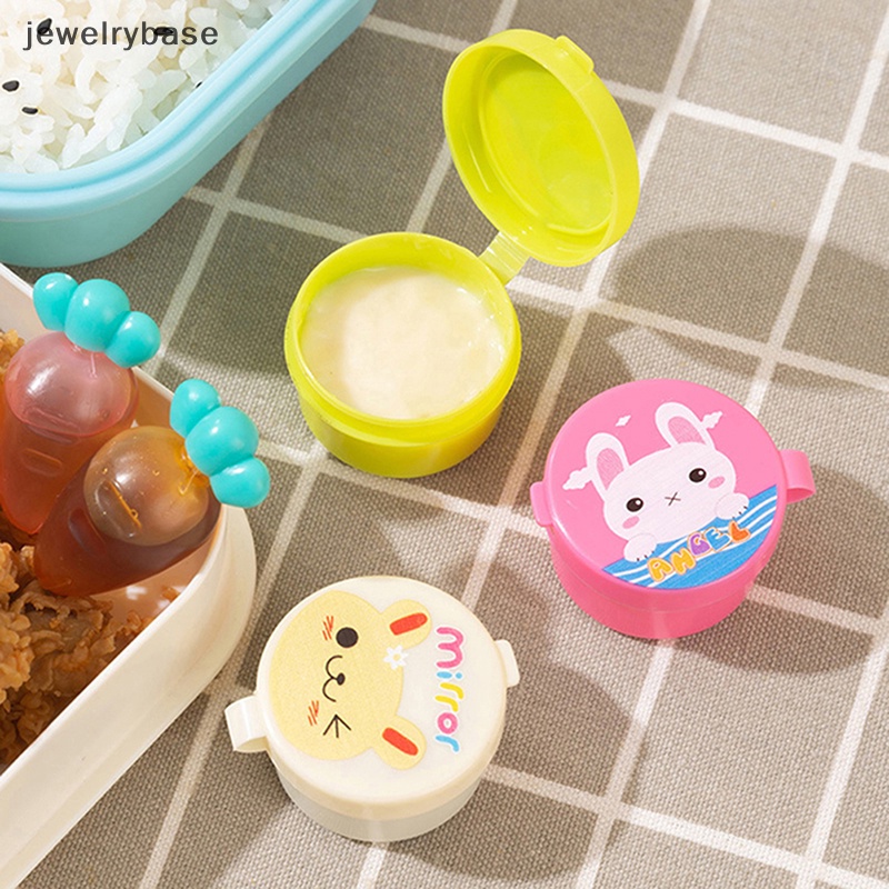 [jewelrybase] Botol Saus Bumbu Mini Lucu Portable Kecap Salad Dressing Wadah Bento Butik