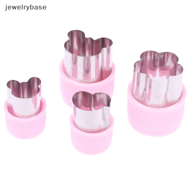 [jewelrybase] Pemotong Sayuran Gagang Plastik Pink Stainless Buah Cutg Die Alat Dapur Butik