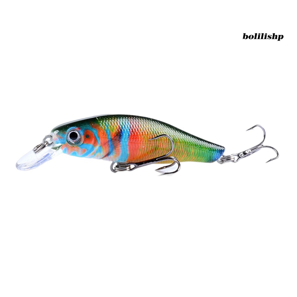 Bo-8.5cm/8.7g Umpan Bionic Vibrant Color Desain Mata 3D Tampak Realistis Dengan Kait Treble Halus Meningkatkan Tingkat Memancing Warna-Warni Buatan Umpan Hidup Angling Lure Gadget