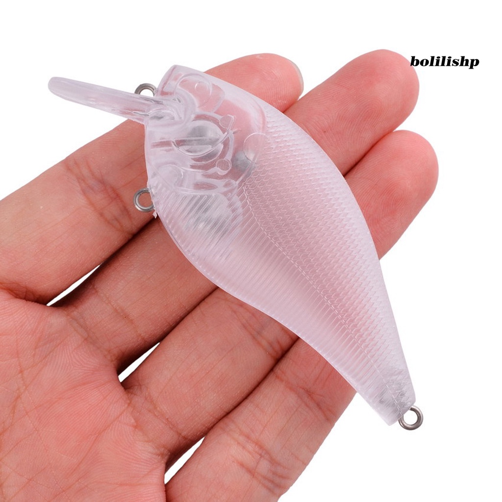 Bo-memancing Umpan Lak Gratis Jernih One-piece Modelling Portable Stabil Lempar Angling ABS Plastik Embrio Keras Umpan Pancing Aksesoris Memancing