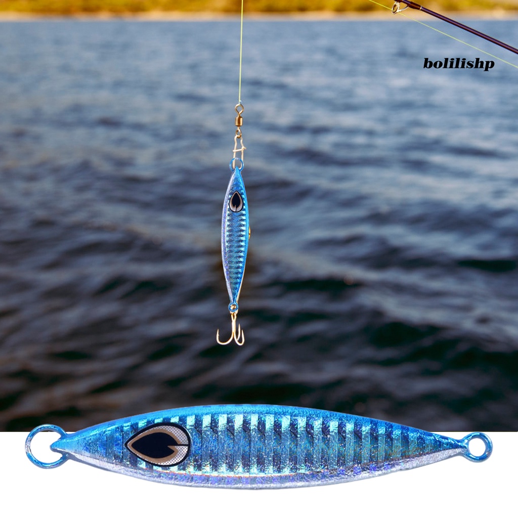 Bo-17g/7cm Umpan Pancing Simulasi Lapisan Reflektif Warna Terang Mata Hidup Yang Ramping Atraksi Ikan Laut Universal Memancing Cepat Wastafel Buatan Jigging Umpan Perlengkapan Memancing