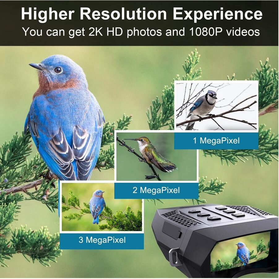 23 Teropong NIGHT VISION Binocular NV5100 Upgrade Digital IR Video Camera 2.5 inch