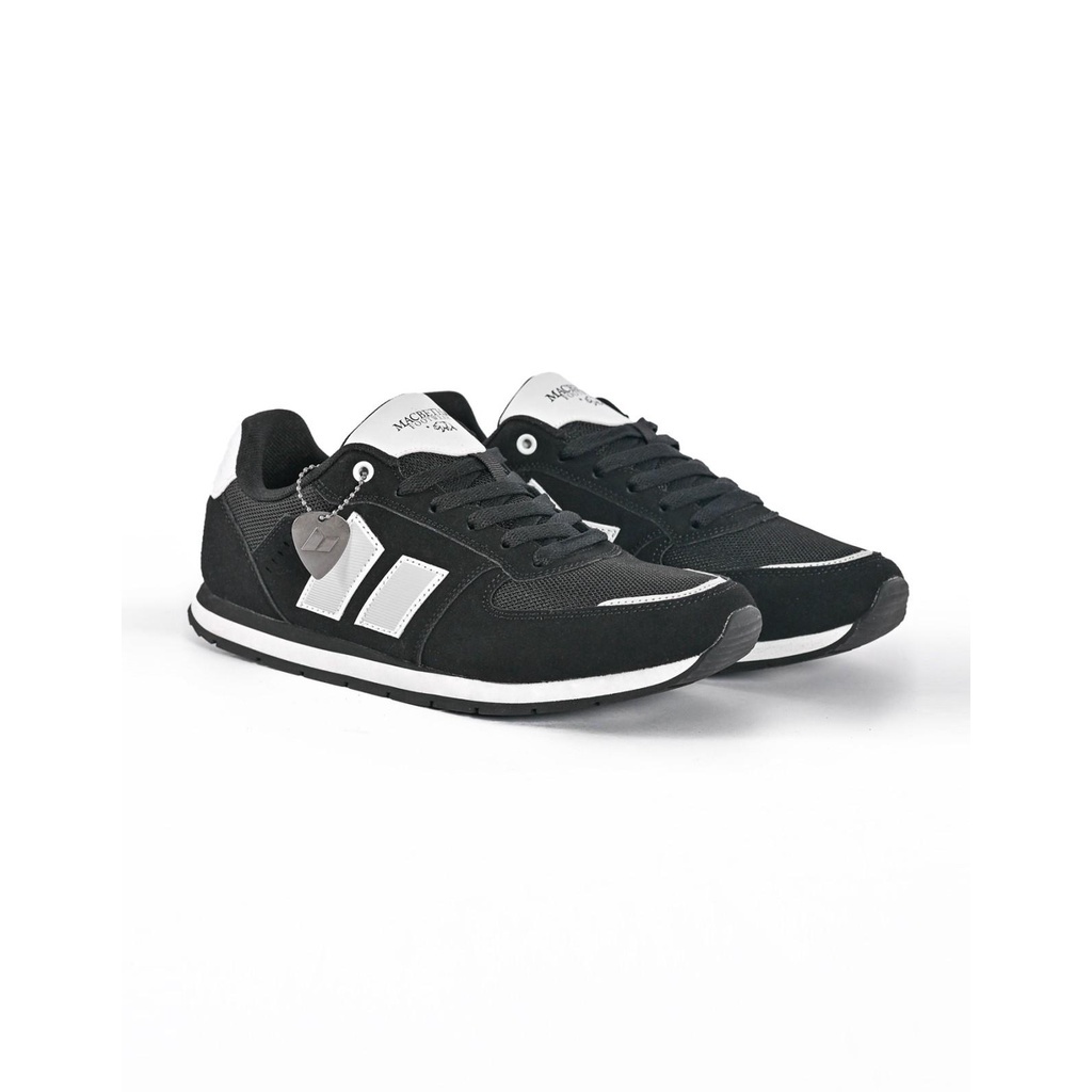 SEPATU MACBETH | FISCHER BLACK WHITE