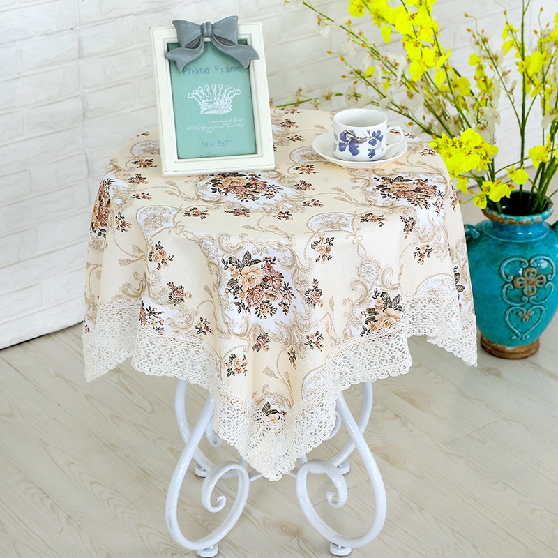 TOKOMUDA  COD Taplak Meja Makan UKURAN 120X120 DAN 80X80 Taplak Meja Lace