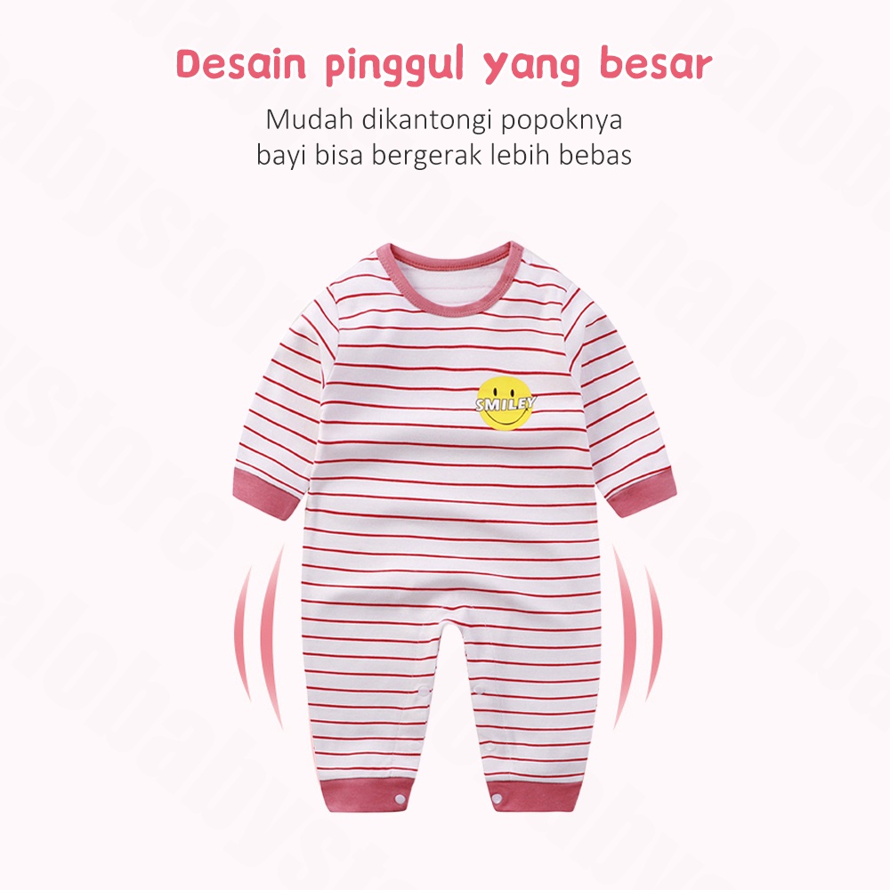 Halo Baby Baju Tidur Bayi/piyama baju lengan panjang 0-1tahun/Jumper anak lengan panjang