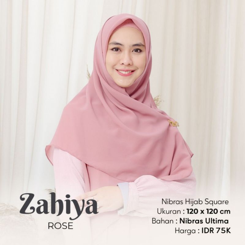 Nibras Hijab Polos Segi Empat 120 x 120 cm