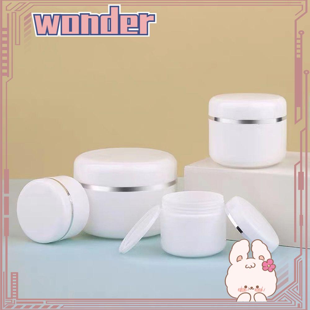 Wonder 20ml~250ml Wadah Kosmetik Cases Plastik Anti Bocor Dengan Tutup Sample Kosong Jar Makeup Pot Jar