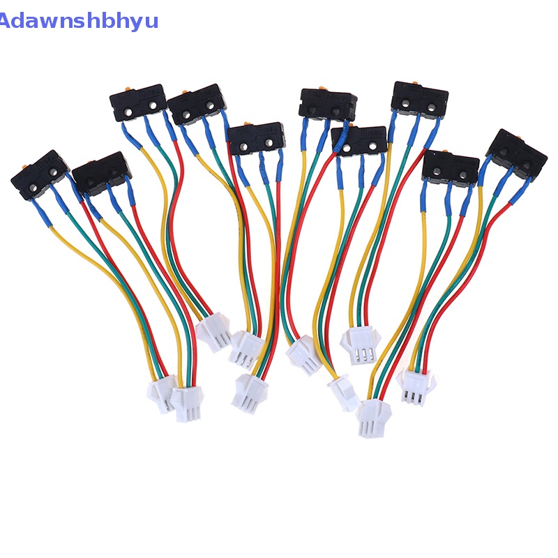 Adhyu 10pcs Gas Water Heater Micro Switch Tiga Kabel Kontrol On-off Kecil ID