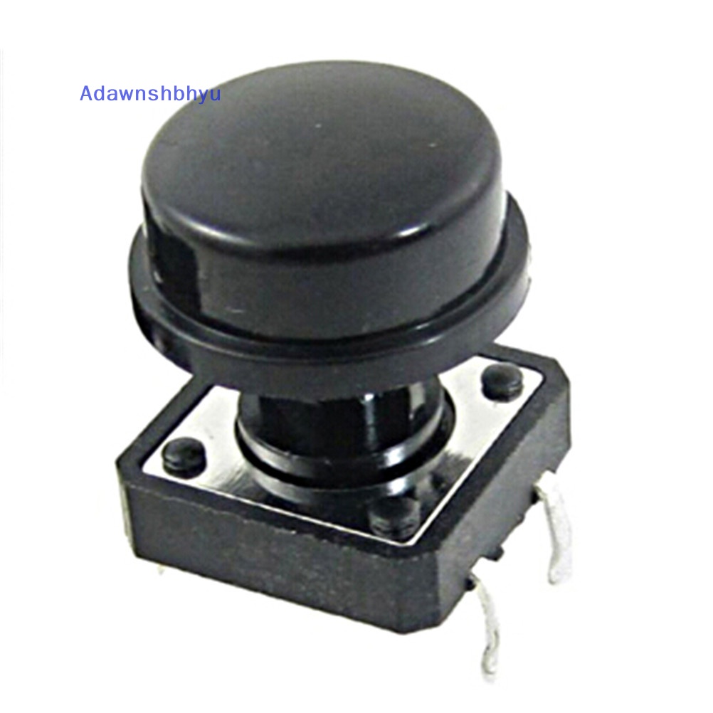 Adhyu 10pcs Momentary Tact Tactile Push Button Switch 12x12x12mm 4pin Cap 0 0 0 0 0id