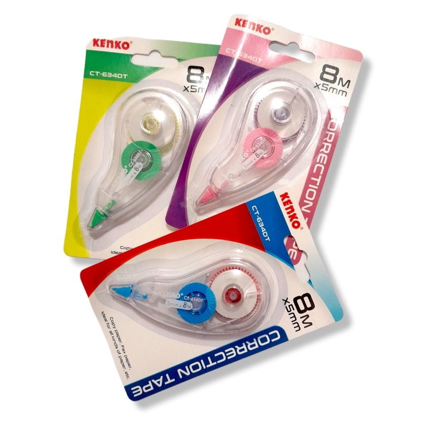 

KENKO CT-634DT Correction Tape Tip Ex Roll - Pcs