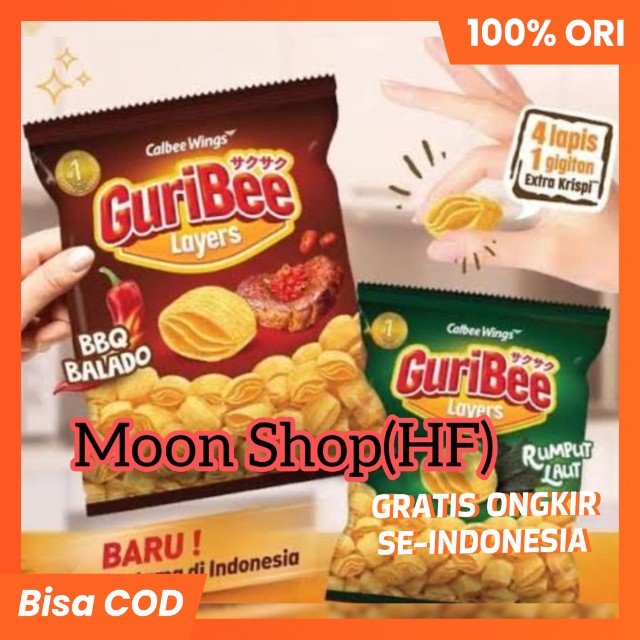 GURIBEE Layers RUMPUT LAUT/BBQ  68gr