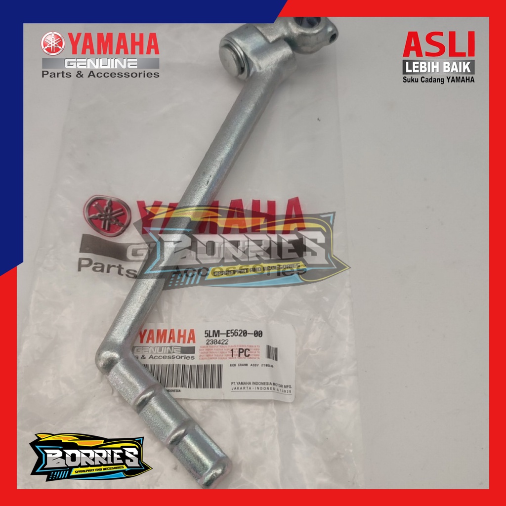 Kick stater slah engkolan jupiter z vega r f1zr f1z original yamaha 5lm-e5620-00