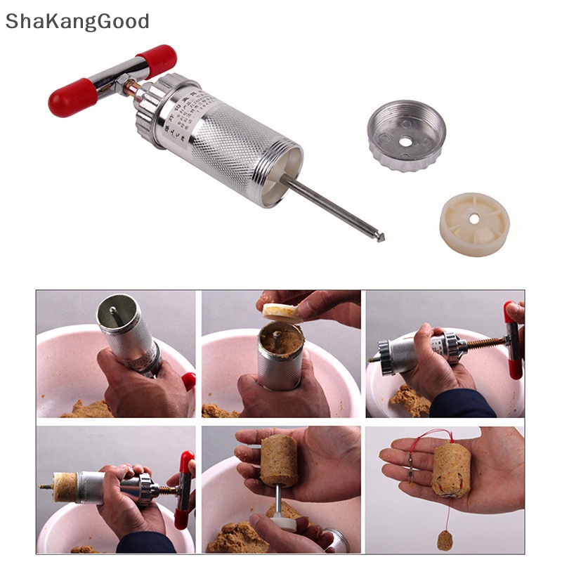 Skid Bait Shaper Fishing Bait Shaper Explosion Tackle Supplies Peralatan Portabel Luar Ruangan Kait Kompresor Umpan Membentuk Cetakan SKK
