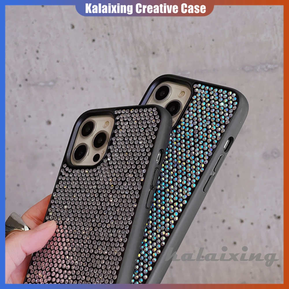 Casing Berlian Logo Prada Elegan Untuk iPhone 14 Pro14 Plus 14 Pro Max11 12-12 Pro-13 Pro Max Hard Casing